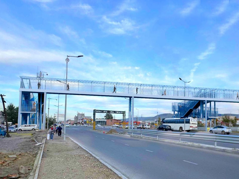 Таван шарын явган зорчигчийн гүүрэн гарцын барилга угсралтын ажлыг хийхээр бэлтгэж байна